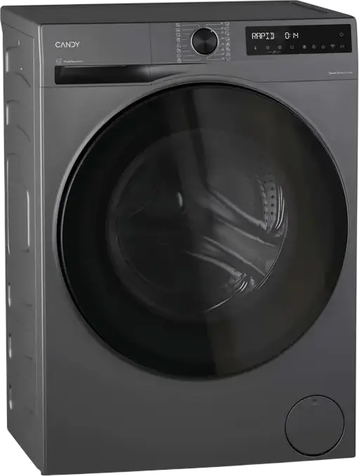 Masina de spalat rufe Candy BP 49SBL8G-S ProWash 550 cu incarcare frontala, 9kg, 1400 RPM, Clasa Energetica A, Motor Speed Drive Inverter, Wi-Fi, Gri