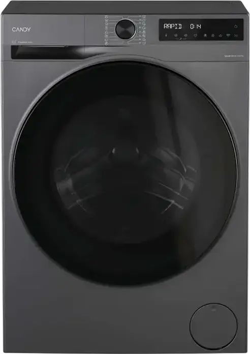 Masina de spalat rufe Candy BP 49SBL8G-S ProWash 550 cu incarcare frontala, 9kg, 1400 RPM, Clasa Energetica A, Motor Speed Drive Inverter, Wi-Fi, Gri