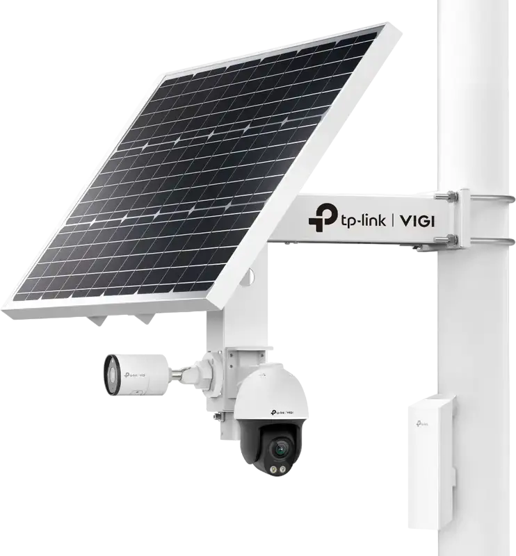 Интеллектуальная система солнечного электропитания TP-Link VIGI SP9030, солнечная панель 90 Вт, литиевая батарея 31.2 Ач, контроллер MPPT, IP66, белый