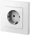 Aqara Wall Outlet H2 EU Smart Plug, Zigbee 3.0, Matter Support, Energy Monitoring, 3840W Max Load, Compatible with Apple Home, Alexa, Google Home, White