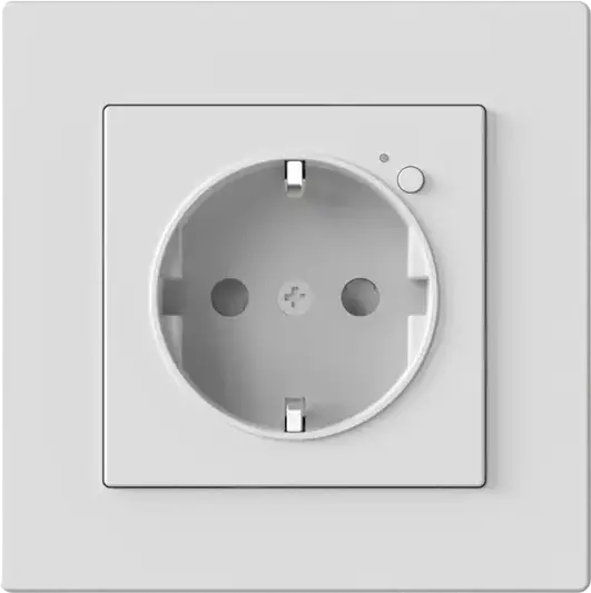 Aqara Wall Outlet H2 EU Smart Plug, Zigbee 3.0, Matter Support, Energy Monitoring, 3840W Max Load, Compatible with Apple Home, Alexa, Google Home, White