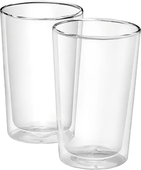 DeLonghi Set de pahare DLSC319, 490 ml, 2 buc, Transparent