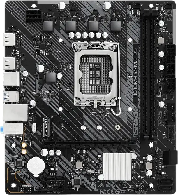 Placă de bază ASRock H610M-H2/M.2 D5, LGA1700, Intel H610, Micro-ATX