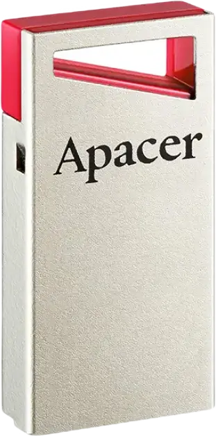 Apacer AH112 Ultra-Small USB 2.0 Flash Drive, COB Chip-on-Board Technology, Capless Super-Mini Composite Metal Design, Plug & Play Type-A