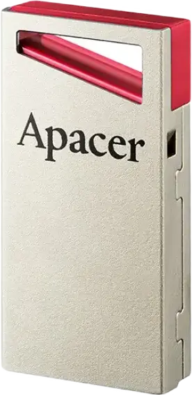 Apacer AH112 Ultra-Small USB 2.0 Flash Drive, COB Chip-on-Board Technology, Capless Super-Mini Composite Metal Design, Plug & Play Type-A
