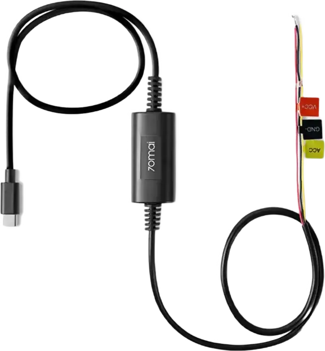 Kit Cablu Alimentare 70mai Midrive UP03 pentru Supraveghere Parcare 24h, USB Type-C, Protectie Voltaj Scadut pentru A810, A510, A500S, Omni, M500, M3
