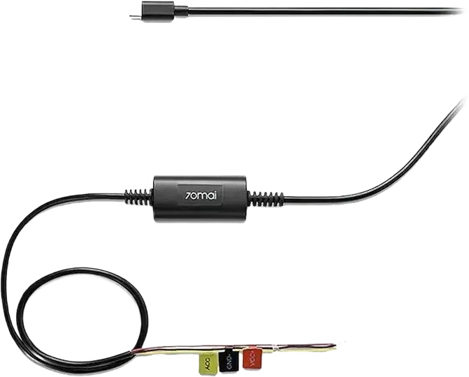 Kit Cablu Alimentare 70mai Midrive UP03 pentru Supraveghere Parcare 24h, USB Type-C, Protectie Voltaj Scadut pentru A810, A510, A500S, Omni, M500, M3