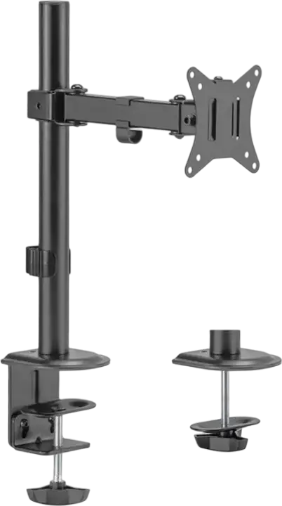 Suport Monitor Gembird MA-D1-03 pentru ecrane de 17-32 inch, VESA 75x75 100x100, Structura din Otel, Capacitate Maxima 9kg, Management Caburi, Negru