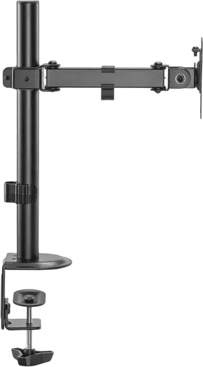 Suport Monitor Gembird MA-D1-03 pentru ecrane de 17-32 inch, VESA 75x75 100x100, Structura din Otel, Capacitate Maxima 9kg, Management Caburi, Negru