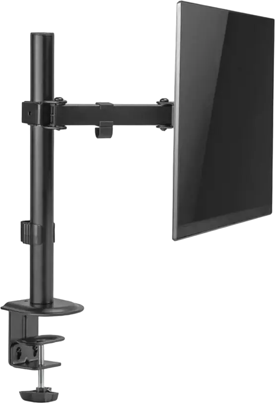 Suport Monitor Gembird MA-D1-03 pentru ecrane de 17-32 inch, VESA 75x75 100x100, Structura din Otel, Capacitate Maxima 9kg, Management Caburi, Negru