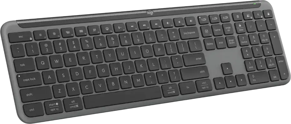 Tastatură Logitech K950, Fără fir, Grafit