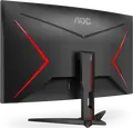 AOC C32G2ZE/BK Gaming Monitor 31.5 inch Curved 1500R VA FHD 1920x1080 240Hz 0.5ms MPRT FreeSync Premium HDMI DisplayPort Black/Red