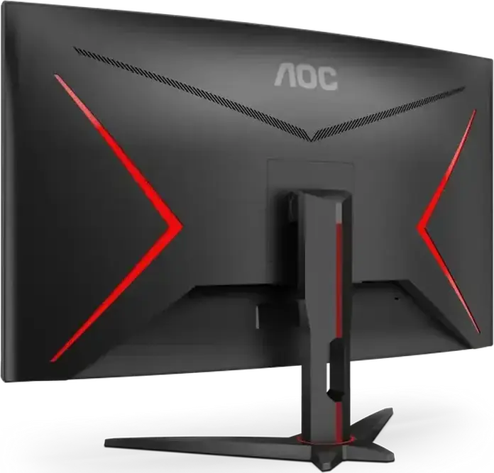 AOC C32G2ZE/BK Gaming Monitor 31.5 inch Curved 1500R VA FHD 1920x1080 240Hz 0.5ms MPRT FreeSync Premium HDMI DisplayPort Black/Red