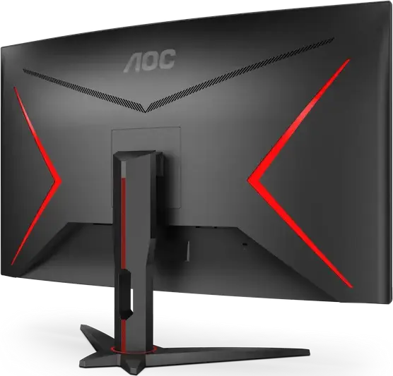 AOC C32G2ZE/BK Gaming Monitor 31.5 inch Curved 1500R VA FHD 1920x1080 240Hz 0.5ms MPRT FreeSync Premium HDMI DisplayPort Black/Red