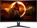AOC C32G2ZE/BK Gaming Monitor 31.5 inch Curved 1500R VA FHD 1920x1080 240Hz 0.5ms MPRT FreeSync Premium HDMI DisplayPort Black/Red
