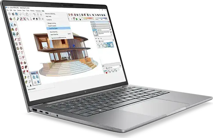 Мобильная рабочая станция HP ZBook 8 G2a, AMD Ryzen AI 9 HX PRO 470, 32GB DDR5 RAM, SSD 1TB, Экран 14" WQXGA IPS 120Гц Anti-Glare, Windows 11 Pro, Серый Алюминий