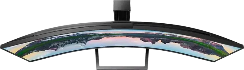 Monitor Philips 499P9H Brilliance P-Line 48.8" Dual QHD 5120x1440 VA Curbat 1800R, Docking Station USB-C, Comutator KVM, Webcam Pop-up, Negru