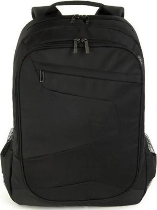 Rucsac Laptop Tucano Lato BKLAS15 pentru Laptopuri de 15.6 inch si MacBook Pro 16, Poliester Reciclat Rezistent la Apa, Curea Trolley, Negru