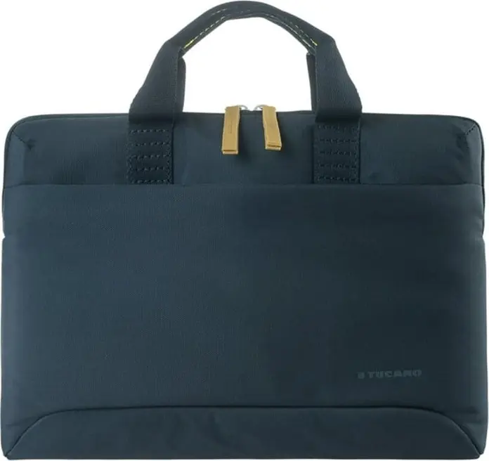 Tucano Smilza BSM15 Super-Slim Laptop Bag for 15.6 inch Laptops and MacBook Pro 16, Recycled rPET Fabric, Anti-Shock Padding, Blue