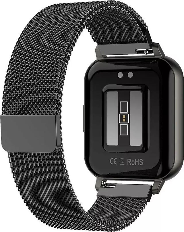 Maxcom FW45 Aurum 2 Smartwatch, 1.78-inch IPS Touchscreen, IP67 Water Resistant, Heart Rate, SpO2, ECG, Blood Pressure, Bluetooth 5.0, Gun Metal