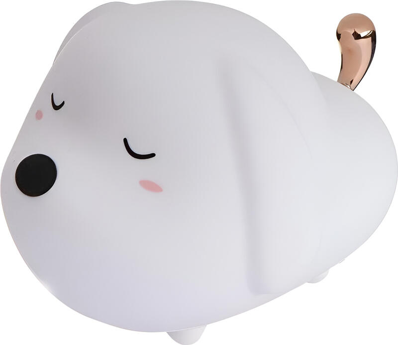 Baseus Cute Series Doggie Silicone Night Light DGCAW-02, Soft Silicone LED Lamp, Touch Control, Adjustable Brightness, 1100mAh Rechargeable USB Battery
