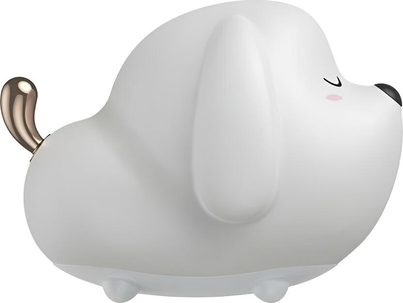 Baseus Cute Series Doggie Silicone Night Light, White