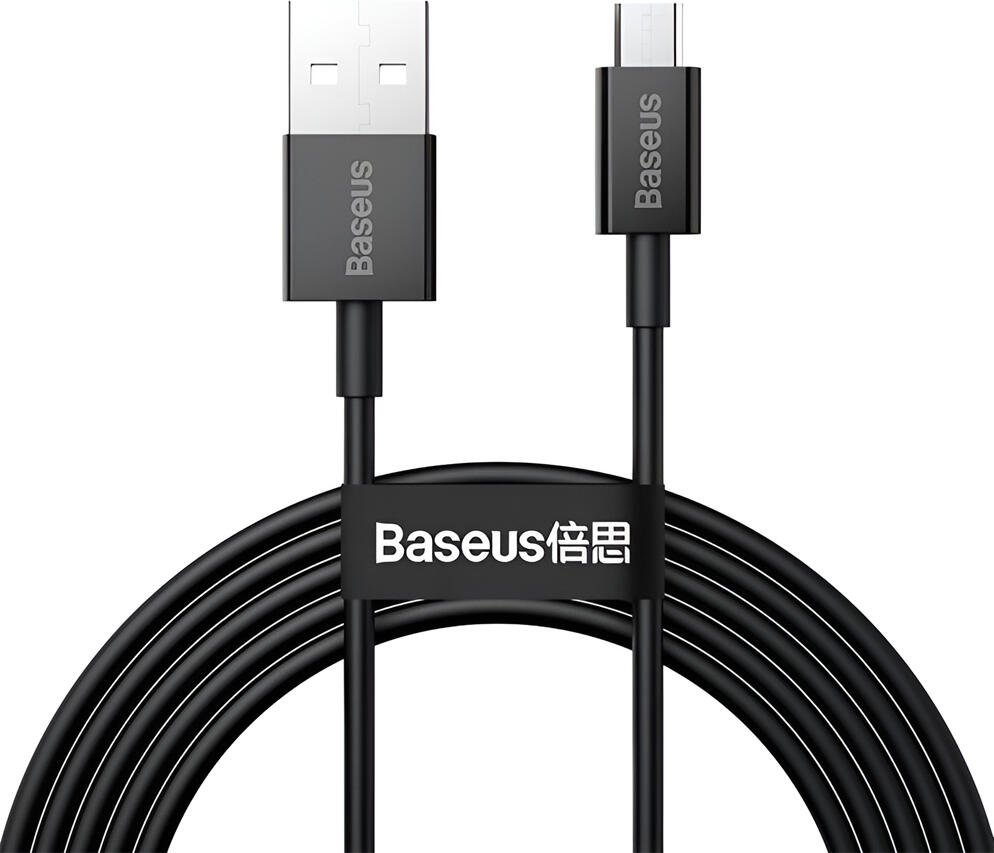 Baseus Cable USB to Micro USB 2A 2m Superior Series, Black