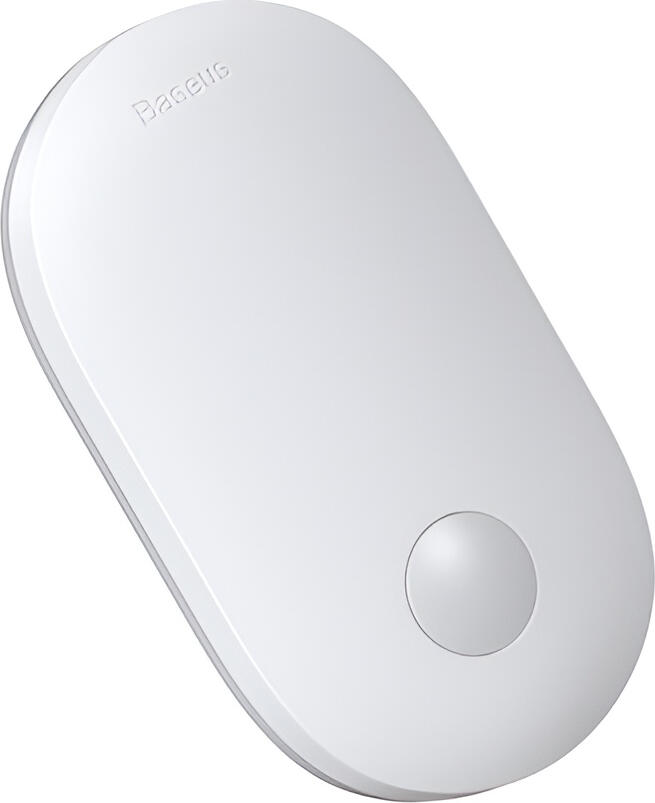 Baseus Sunshine Series Human Body Induction Entrance Light, PIR Motion Sensor LED Night Lamp, 500mAh Rechargeable Battery, USB Charging, White ABS