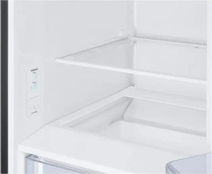 Samsung RB34C600EBN/EF Freestanding Fridge-Freezer, 344L Net Volume, No Frost, SpaceMax, Digital Inverter, SmartThings, Black, 185.3 cm Height