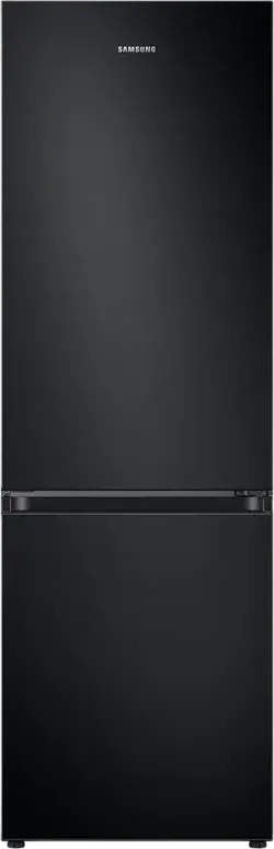 Samsung RB34C600EBN/EF Freestanding Fridge-Freezer, 344L Net Volume, No Frost, SpaceMax, Digital Inverter, SmartThings, Black, 185.3 cm Height