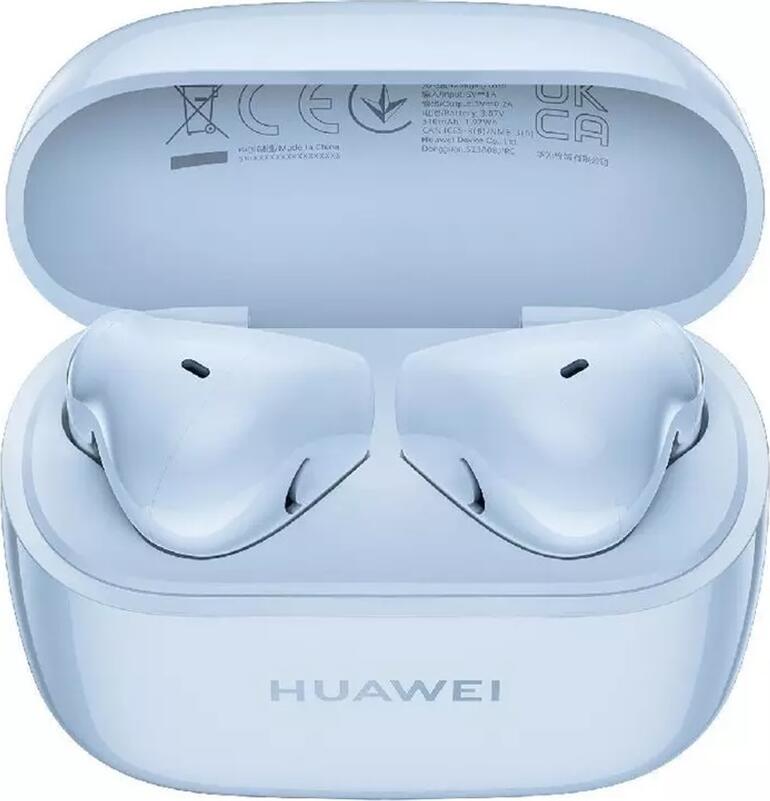Casca Huawei FreeBuds SE 2 TWS, Albastru, Bluetooth 5.3, Driver Dinamic 10mm, Baterie Totala 40h, Rezistenta la Apa IP54, Anulare Zgomot AI, Incarcare USB-C