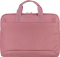 Tucano Smilza Superslim 14.0 Laptop Bag, Recycled Polyester, Soft Neoprene Shock Protection, Detachable Shoulder Strap, Pink