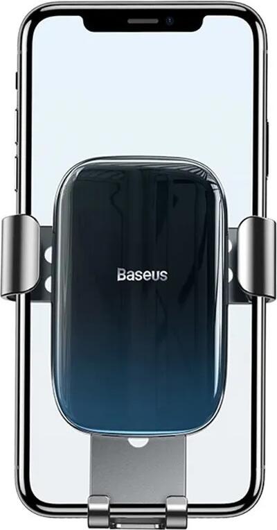 Baseus Glaze Gravity Car Phone Holder, Air Vent Mount with Automatic Gravity Linkage, 360 Degree Rotation, Aluminum Alloy, for 4.7-6.5 inch Smartphones