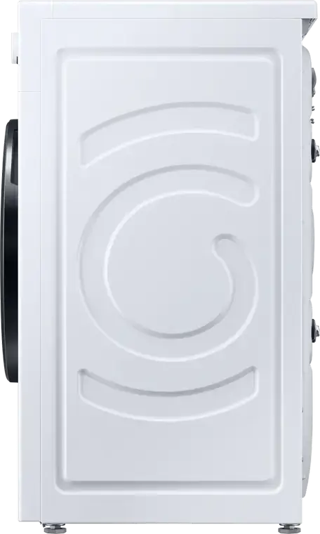 Samsung WW80FG3M05AWLF Front-Loading Washing Machine, 8kg Capacity, Digital Inverter Motor, 1400 rpm, Energy Class A, Hygiene Steam, White/Black