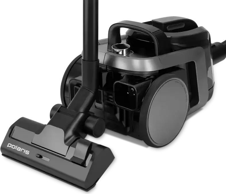 Polaris PVC1909 Cyclonic Vacuum Cleaner, 2200W, 650 AW Suction, 3L Container, HEPA 10 Filter, Turbo Cyclone Technology, Graphite