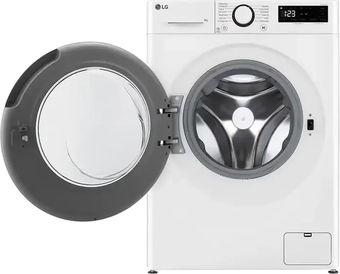 Masina de spalat rufe LG F4WR509SWW cu incarcare frontala, 9kg, AI DD, Inverter Direct Drive, Curatare cu Abur, 1400 rpm, Clasa Energetica A, Alb