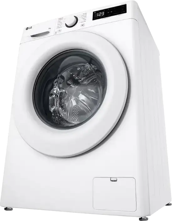 Masina de spalat rufe LG F4WR509SWW cu incarcare frontala, 9kg, AI DD, Inverter Direct Drive, Curatare cu Abur, 1400 rpm, Clasa Energetica A, Alb