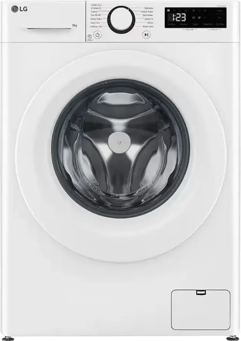 Masina de spalat rufe LG F4WR509SWW cu incarcare frontala, 9kg, AI DD, Inverter Direct Drive, Curatare cu Abur, 1400 rpm, Clasa Energetica A, Alb