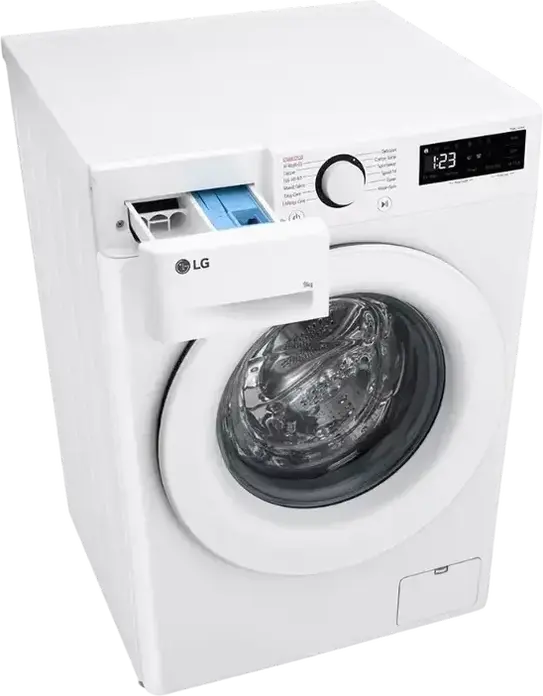 Masina de spalat rufe LG F4WR509SWW cu incarcare frontala, 9kg, AI DD, Inverter Direct Drive, Curatare cu Abur, 1400 rpm, Clasa Energetica A, Alb