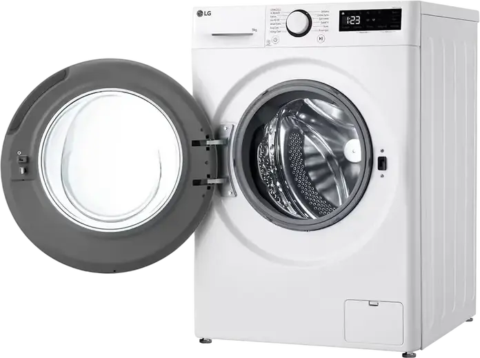 Masina de spalat rufe LG F4WR509SWW cu incarcare frontala, 9kg, AI DD, Inverter Direct Drive, Curatare cu Abur, 1400 rpm, Clasa Energetica A, Alb