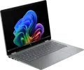 Laptop 2-in-1 HP OmniBook X Flip 14-fk0000ci, AMD Ryzen AI 7 350, 32GB LPDDR5x, 1TB SSD, Ecran 14" 3K OLED Touch, Wi-Fi 7, Windows 11 Home, Meteor Silver