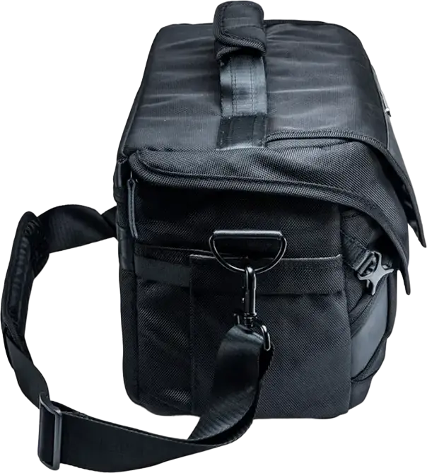 Vanguard VEO SELECT 36S Black Shoulder Bag, 15L Capacity, for 1-2 DSLR/Mirrorless Cameras, 3-5 Lenses, 13" Laptop, 9.7" Tablet, Water-Resistant with Rain Cover