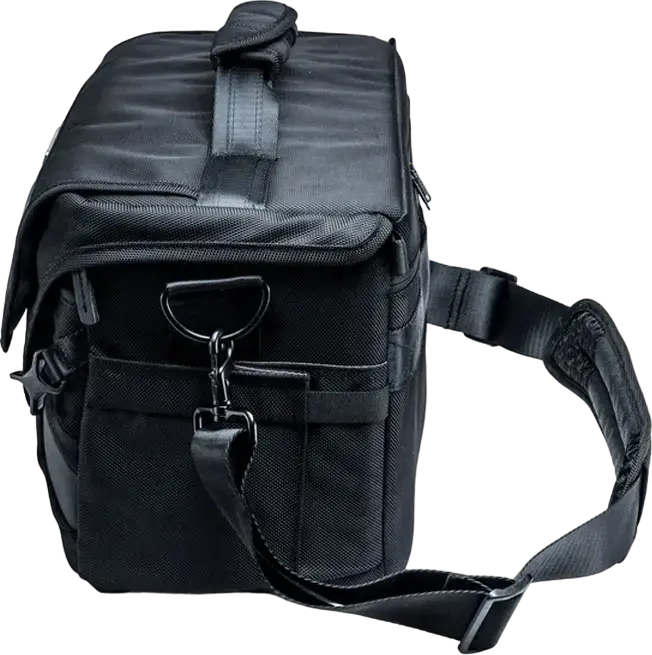 Vanguard VEO SELECT 36S Black Shoulder Bag, 15L Capacity, for 1-2 DSLR/Mirrorless Cameras, 3-5 Lenses, 13" Laptop, 9.7" Tablet, Water-Resistant with Rain Cover