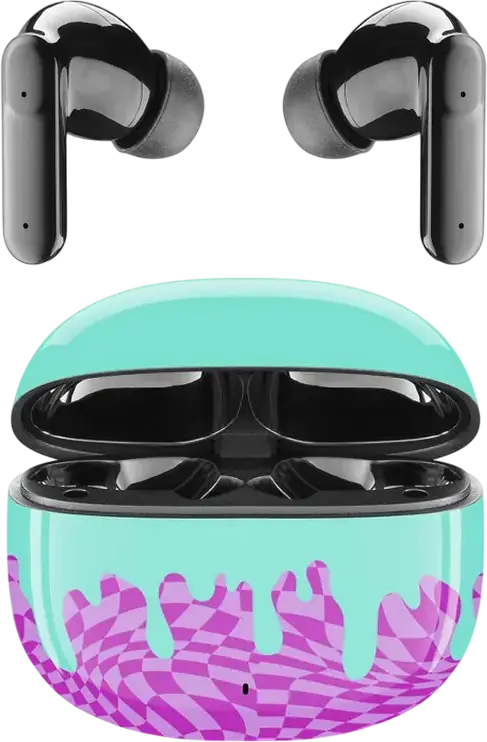 Casca Cellularline Music Sound Fancy BTMSTWSINEAR244 TWS True Wireless Stereo pentru Copii, Culoare Fluid, Bluetooth 5.3, Control Tactil, Autonomie Totală 25h, USB-C