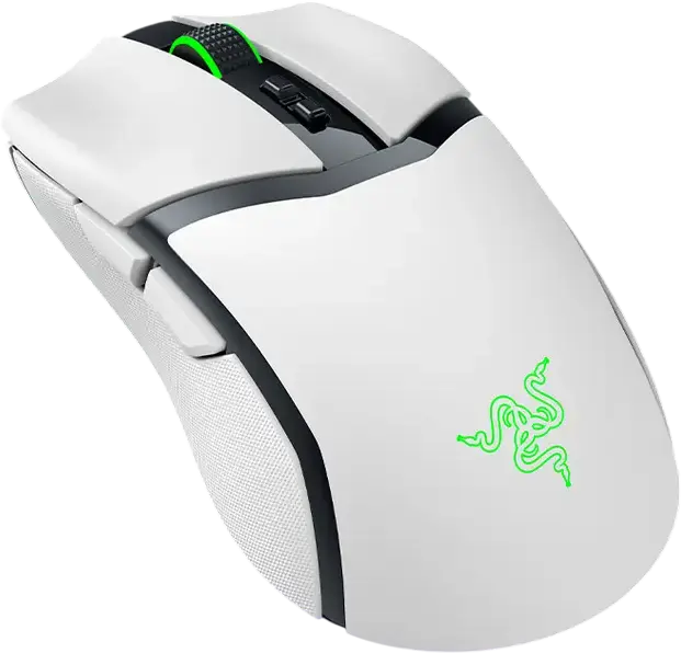Razer Cobra Pro Wireless Gaming Mouse, Focus Pro 30K Optical Sensor, 30,000 DPI, Optical Switches Gen-3, Chroma RGB, HyperSpeed, Bluetooth, White