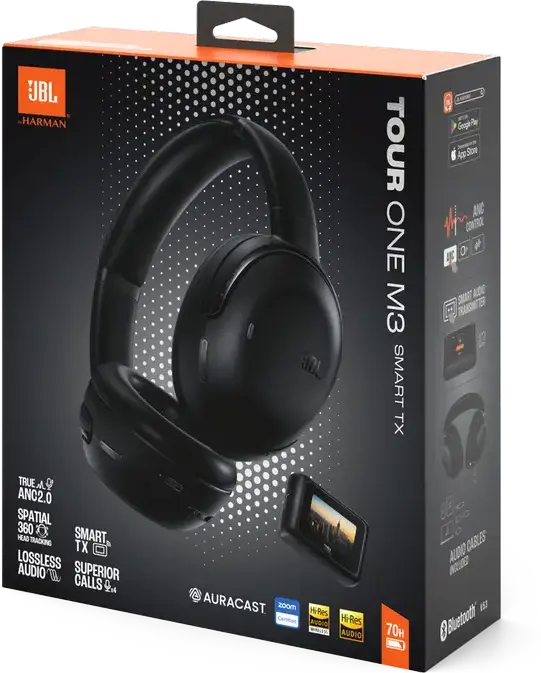 Căști JBL Tour One M3 Smart TXT, Negru