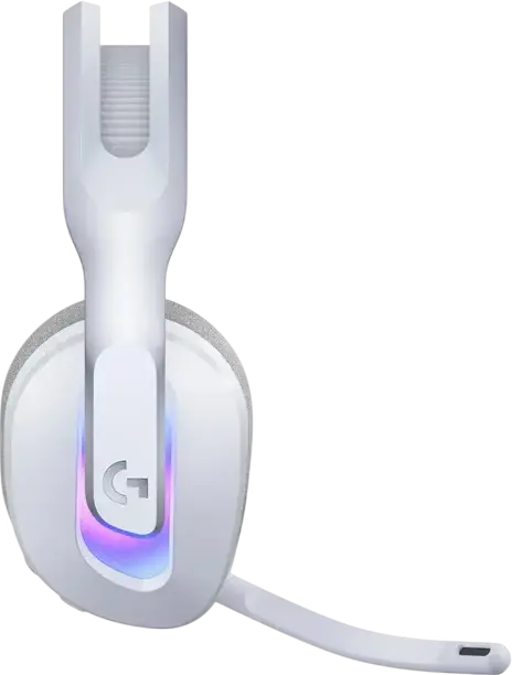 Casca Gaming Wireless Logitech G522 LIGHTSPEED, Alb, Circumaurale Inchise, Bluetooth 5.3, Audio USB, Difuzoare 40mm, RGB LIGHTSYNC, Microfon Detasabil