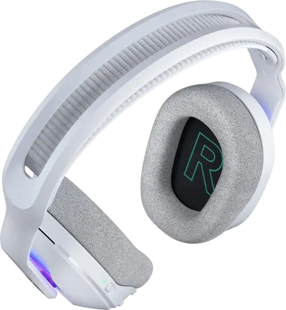 Casca Gaming Wireless Logitech G522 LIGHTSPEED, Alb, Circumaurale Inchise, Bluetooth 5.3, Audio USB, Difuzoare 40mm, RGB LIGHTSYNC, Microfon Detasabil