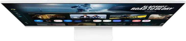 Monitor Smart Samsung S32FM703 M7 32 inch 4K UHD Panou VA HDR10 Tizen OS USB-C 65W Power Delivery HDMI Bluetooth Wi-Fi Difuzoare Integrate Alb