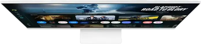 Monitor Smart Samsung S32FM703 M7 32 inch 4K UHD Panou VA HDR10 Tizen OS USB-C 65W Power Delivery HDMI Bluetooth Wi-Fi Difuzoare Integrate Alb